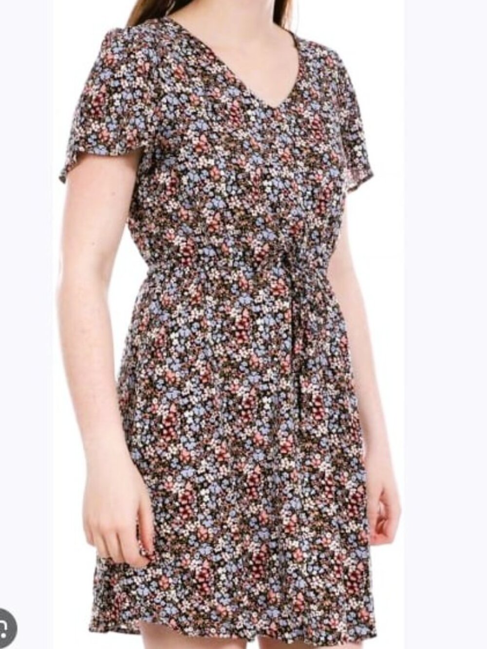 Gap 100% Rayon Floral Summer Dress